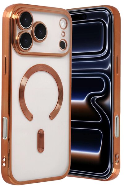 Fırsatkolik Cpt05 Apple iPhone 17 Pro Max Kross Magneticsafe Case - Orange