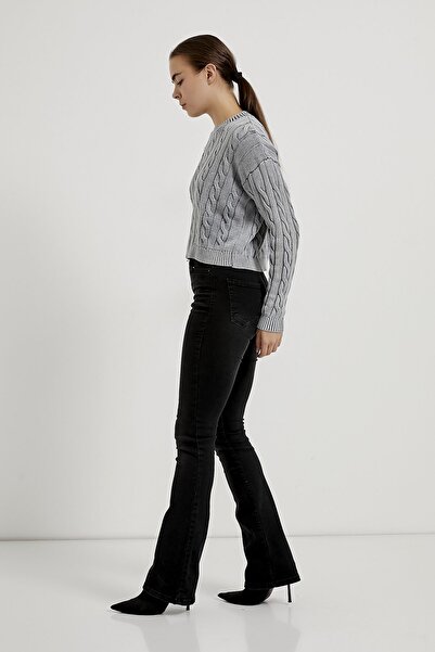 Arma Life ARMALIFE 4478 PULOVER DE FEMEI TRICOTAT CU GĂRĂ CU MODEL