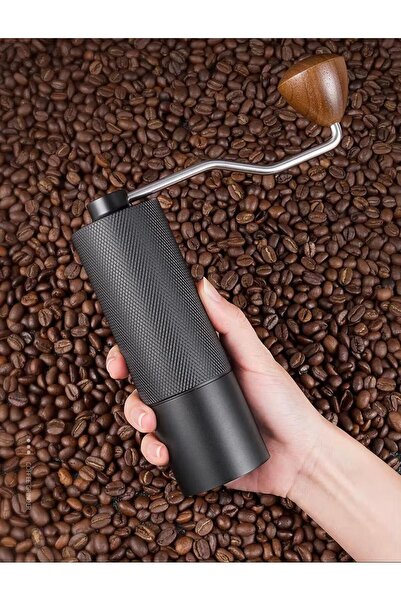 MOSTAFA High-quality manual coffee grinder made of stainless steel (5-star quality) with 8 grinding settings