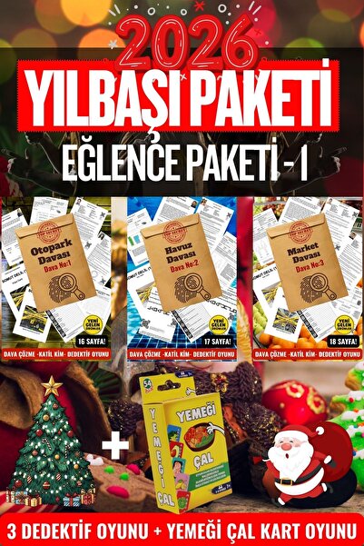 GameBulance New Year Special Entertainment Game Pack, Detective Game, Box Game, Card Game, New Year Special Package-1