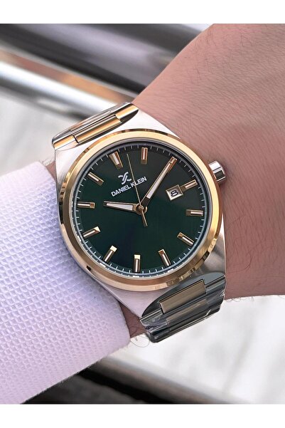 Daniel Klein Men's Wristwatch 30 Meters Water Resistant Steel Band + Bracelet Gift Vs.Blkt.0668