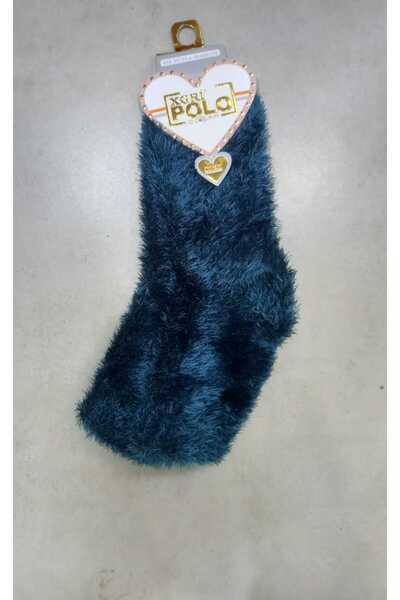 Velvet Polooxgri Socks Grey Plush