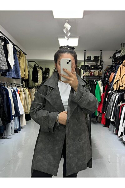 neslihansarıca Trench Coat, Leather Trench Coat