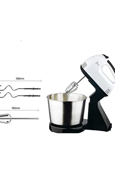 Mihai Electric mixer 200W with 7 speeds bowl 2L Andowl Q J09
