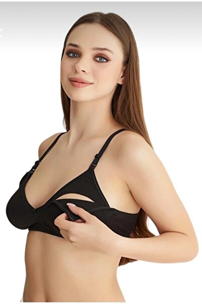 lenastella حمالة صدر سوداء للرضاعة