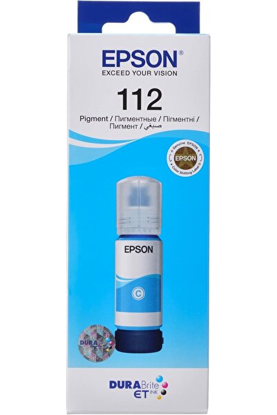 EPSON 112 Ecotank Pigment Cyan Ink Bottle