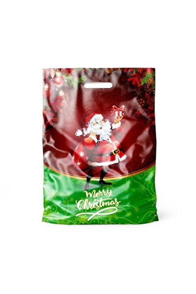 EXONIA Set de pungi cadou Moș Crăciun, 50 bucăți, EXONIA, 40x50 cm, Roșu