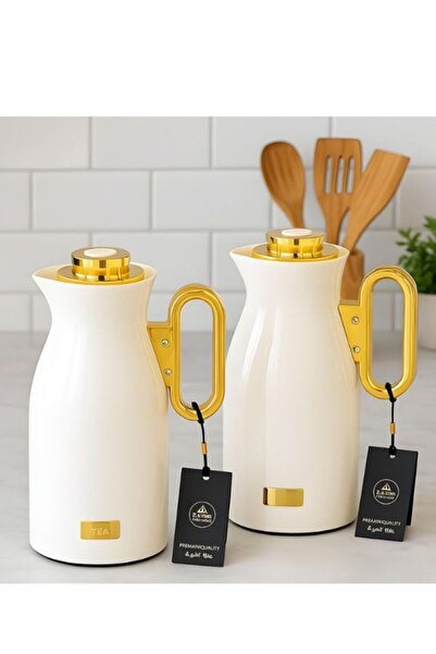 Generic Luxury 1-liter + 1-liter thermos set with a stylish and modern design