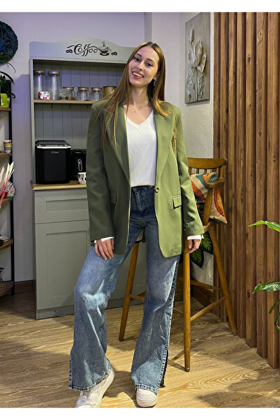 MODA Haki Blazer Ceket