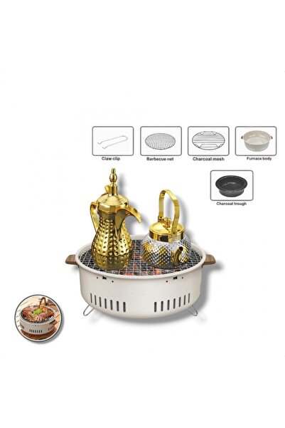 CAMPING FAMILY منقل فحم شوي وتصليح قهوه رحلات سفري سهل الحمل