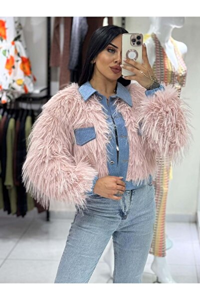 inci bayan giyim BLANĂ DETALIATĂ DE DENIM