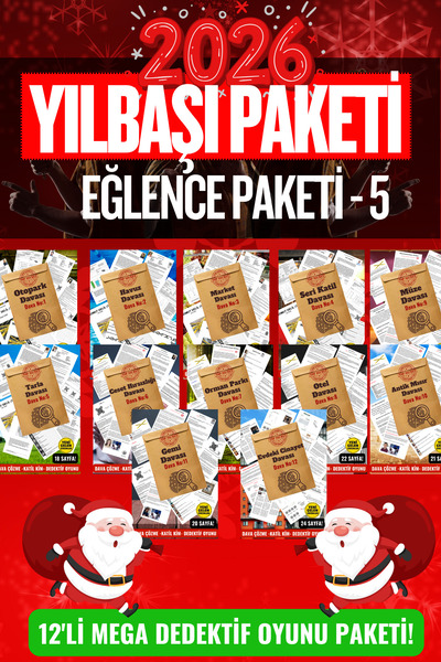 GameBulance New Year Special Entertainment Game Pack, Detective Game, Box Game, Murder Investigation, New Year Special Package-5