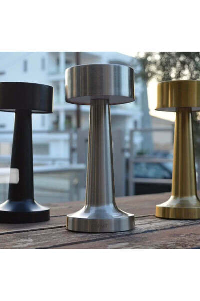 ErCorp Mantar Lamba Gümüş Düz Model 3 Renk Işık