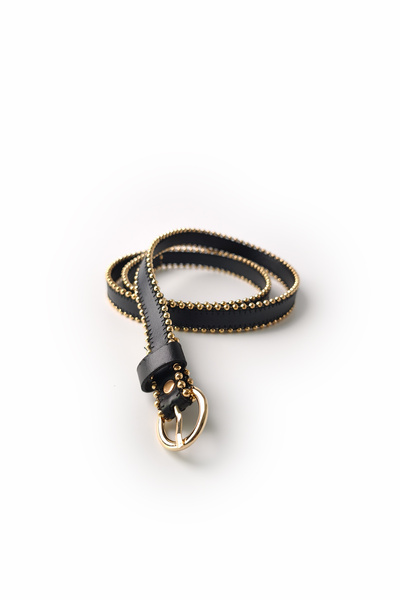 Ecrou Kenarı Troklu Belt Black