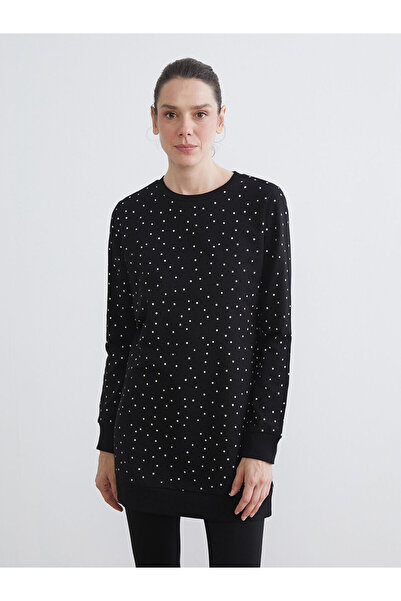 LC Waikiki Дамска туника с велосипедна деколте и полка точки