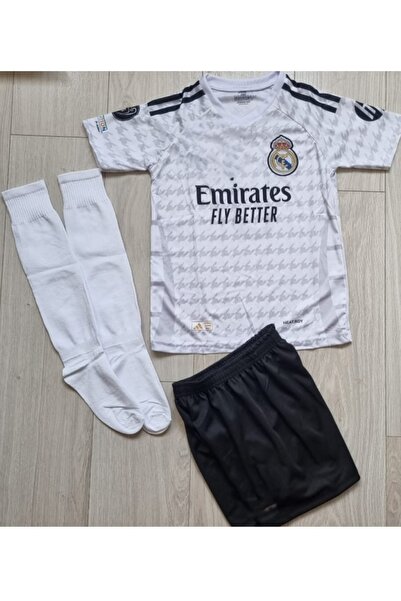 OMS Football equipment for children from 4 to 10 years old, MBAPPE.REAL MADRID, COMPLETE KIT