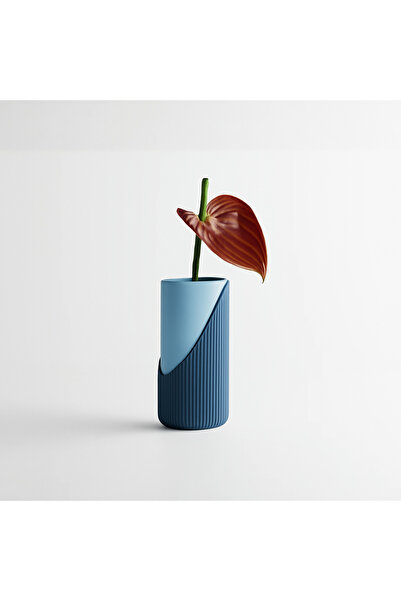 Homentum Vireo | Vază decorativă modernă cu textură dublă și design sculptural