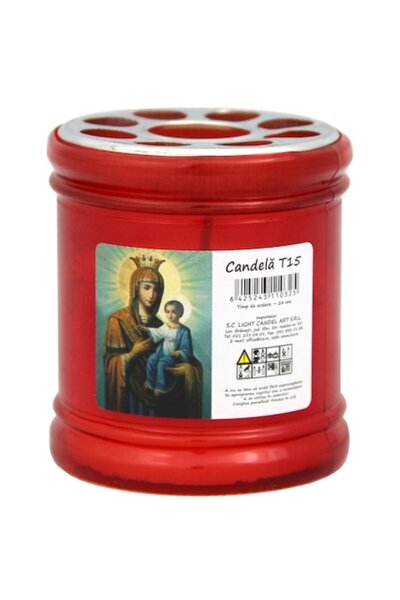 LCA Κερί T15, διάρκεια καύσης 24 ώρες