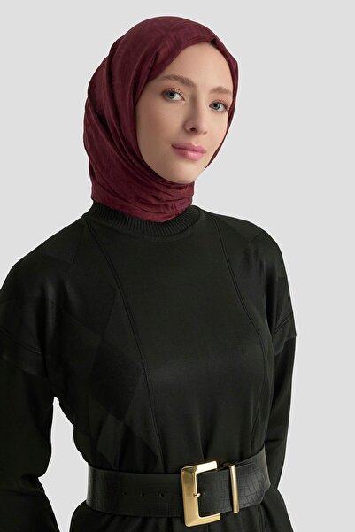 Armine TREND Baklava Patterned Knitwear Dress Black 25Ytd958