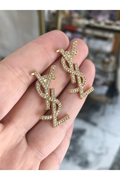 Muadil Marka Y Model Taşlı Şık Küpe