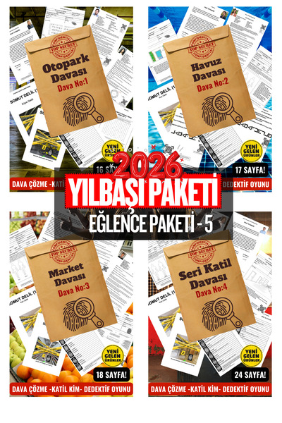 GameBulance New Year Special Entertainment Game Pack, Detective Game, Box Game, Murder Investigation, New Year Special Package-5