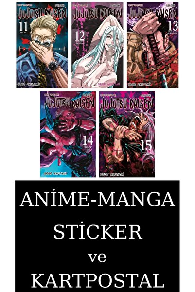 Gerekli Şeyler Yayıncılık Jujutsu Kaisen 11-12-13-14-15 Manga Seti (5 KİTAP) ...