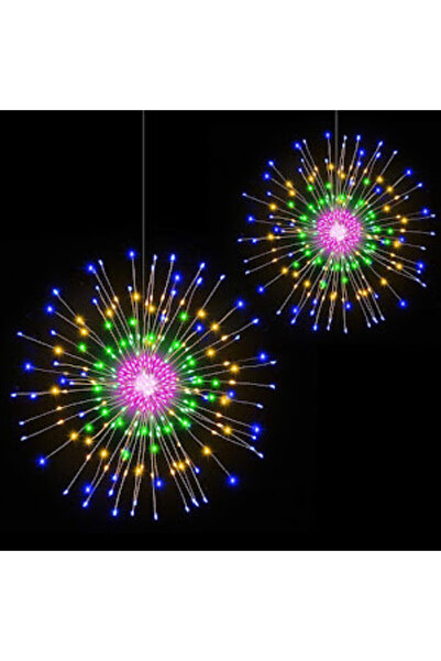 HSMKTP Christmas Decoration - 5 Decorative Fireworks, 34 cm Diameter, 5 m Length
