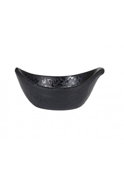 Viejo Valle Set of 6 oval black melamine bowls, approx. 70 ml