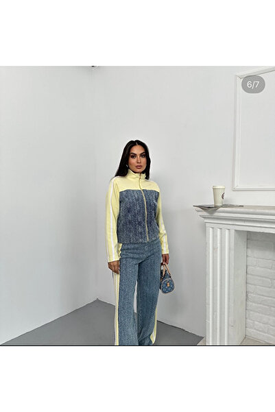 coast moda Women's Threaded 3-Thread g Paneled Premium Baggy Jean Pants