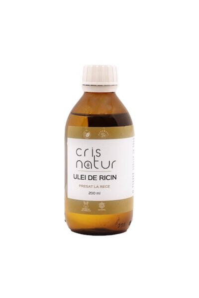 Cris Natur Ulei de ricin presat la rece, 100%, 200 ml