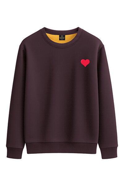 Espina Premium سويت شيرت كالب مطبوع العادي