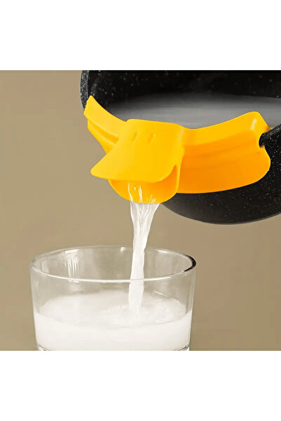 FESECRAFT 1 Piece Pot and Pan Edge Silicone Food Strainer