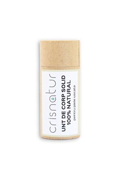 Cris Natur Unt de corp solid pentru ten uscat - 100% - făcut manual, 60g