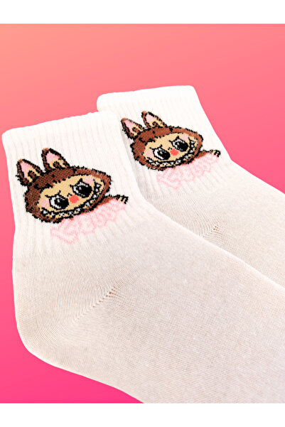 Shuttle Park Special Series Happy Colorful Labubu Patterned Socks Fun Comfortable Stylish Design Style College Socks