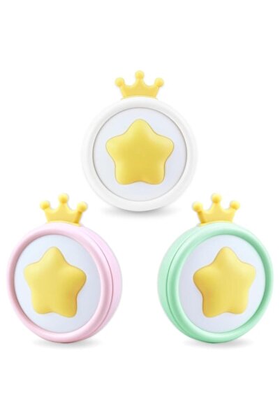 UIQ Set of 3 Annmore LED nightlights for children's rooms, with light sensor, 0.6W, mains power supply