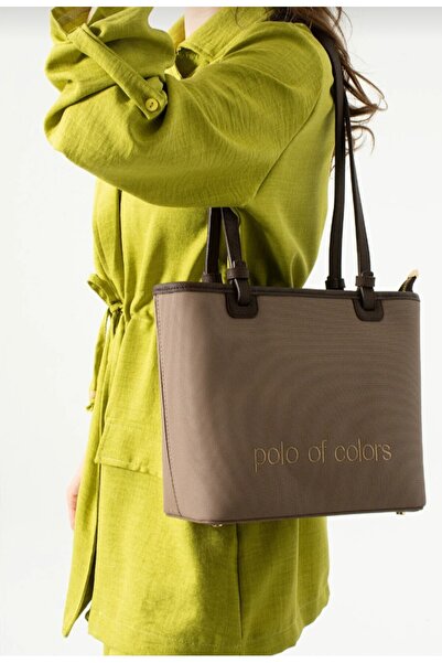 eflanmoda Geantă de umăr pentru femei Polo Of Colors cu 5 compartimente 38x26