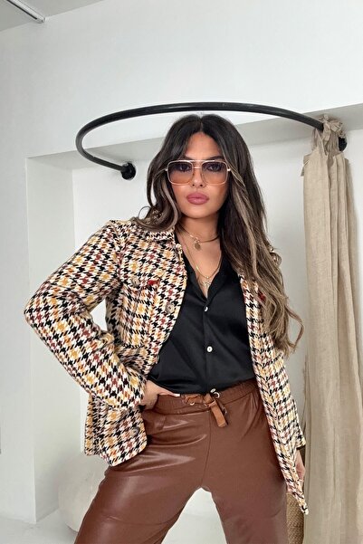 Sohotique By P Πουκάμισο με μοτίβο λούτσου Μπουφάν Μαύρο-Εκρού