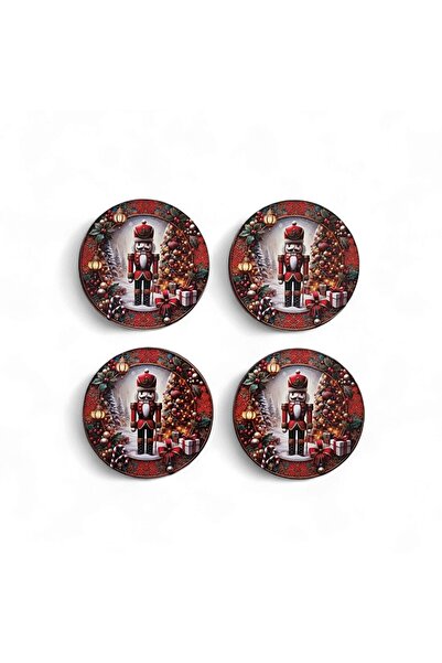 Hedea British Soldier New Year Coaster 4 Pieces