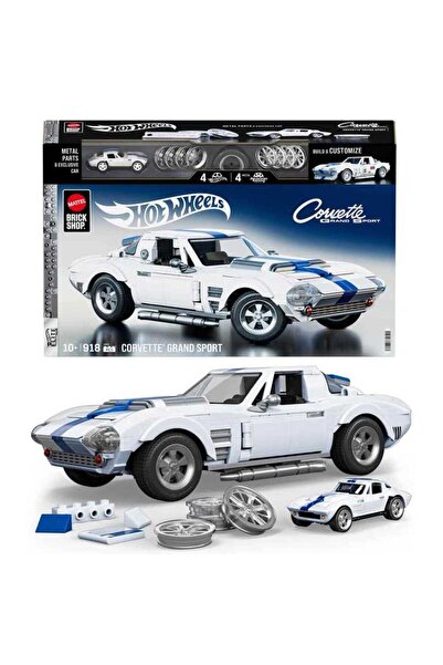 HOT WHEELS Brick Shop Elite Serisi Corvette Grand Sport Araba Yapım Seti 918 ...