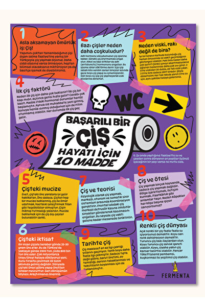 Genel Markalar Başarılı bir çiş hayatı için 10 madde, Poster (50x70cm)