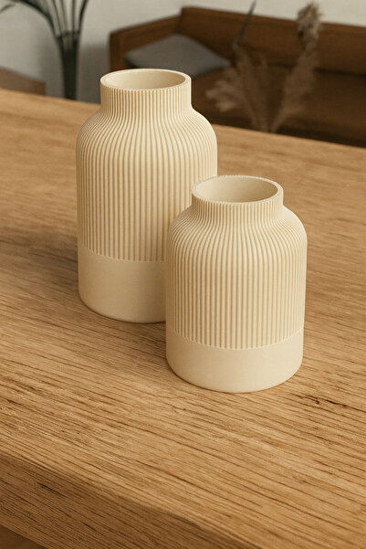 Homentum Aelia | Decorative Japandi vase with elegant design and fine texture...