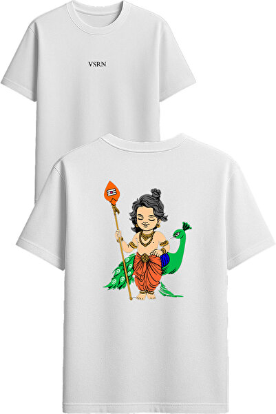 VSRN Devojka i njen piletin Dizajn T-shirt majica sa štampanjem, bela, velika...