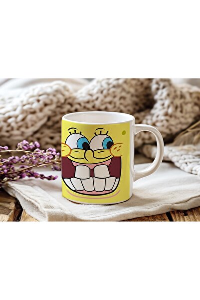 Beramussa كوب سبونج بوب – صورة مزدوجة بتعابير وجه مضحكة – هدية خاصة لمحبي الر...