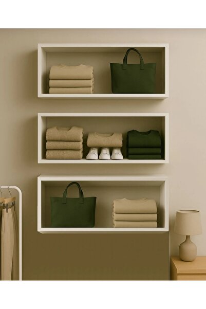 Doğan Duvar rafı 3 katlı