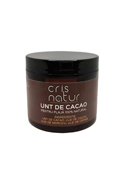 Cris Natur Unt de cacao 100% pentru plajă, 200 ml