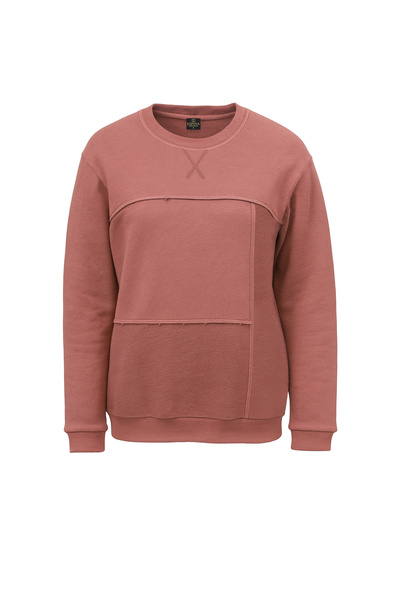 Espina Premium Regular Kesik Detaylı Düz Sweatshirt