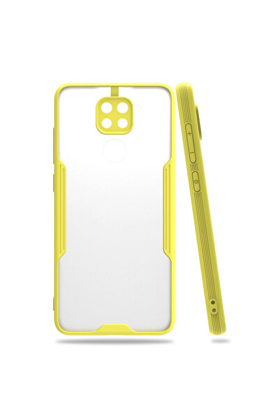 magicool حافظة هاتف Xiaomi Redmi Note 9 من السيليكون البلاتيني - أصفر