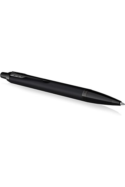 Parker قلم حبر جاف قابل لإعادة التعبئة من IM، أسود غير لامع مع حافة سوداء، حب...