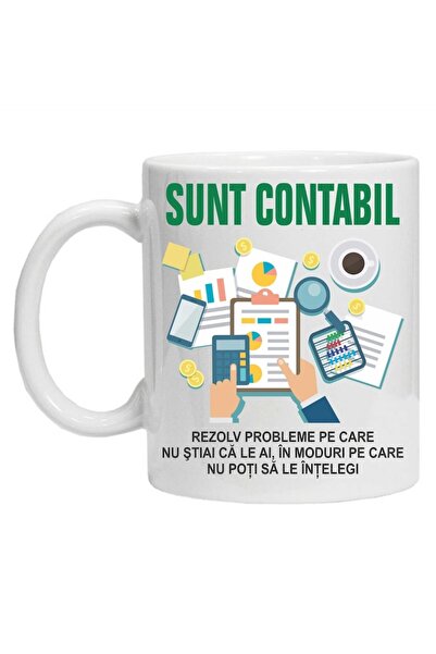 CRD PRINT Personalized mug with text 'I'm an accountant', CRD PRINT, 330ml, white