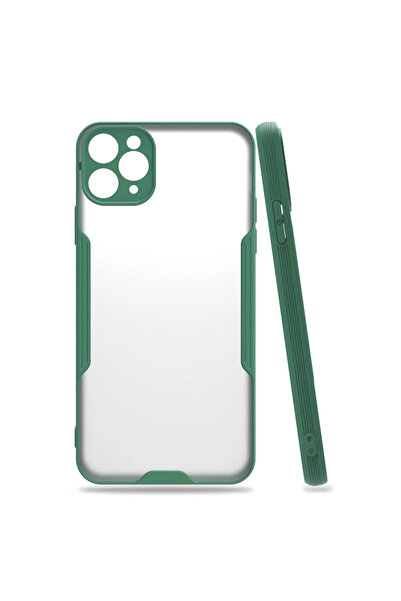 Najmaddin حافظة آيفون 11 برو ماكس بلاتينيوم سيليكون - أخضر